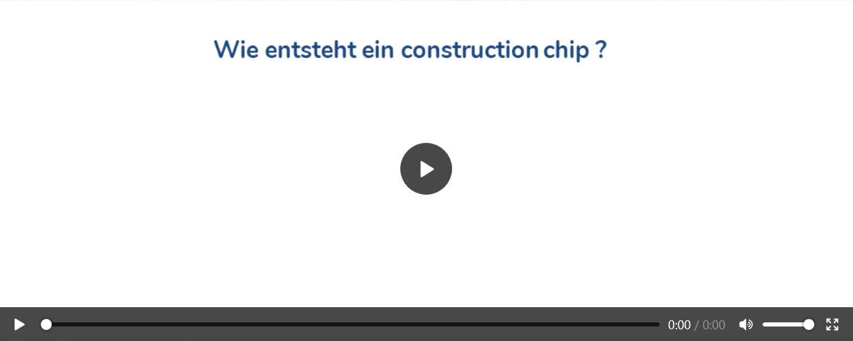 Wie entsteht ein construction chip?